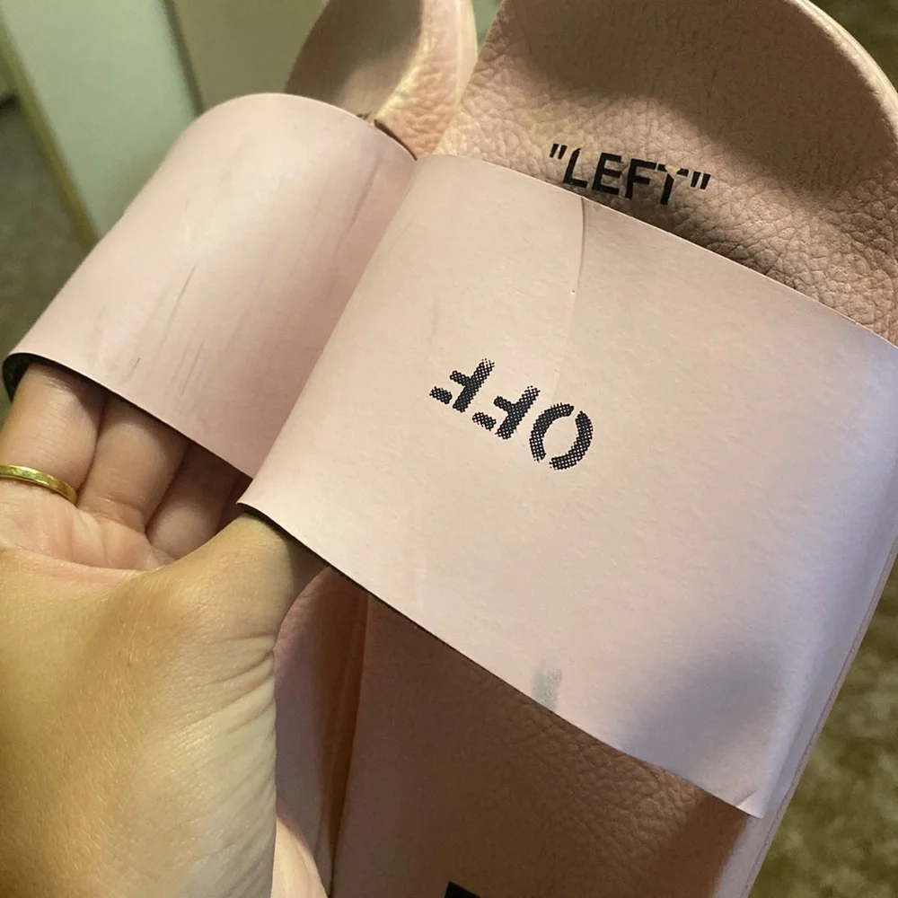 Off White Slides - Picture 2 of 3